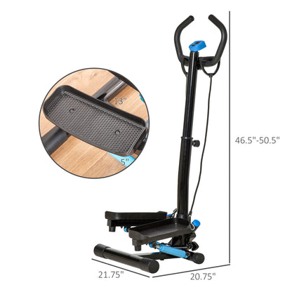 Twist Stepper Machine with Resistance Bands